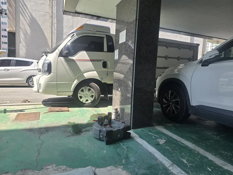 화장실배수구막힘주의사항 현장 점검 사진