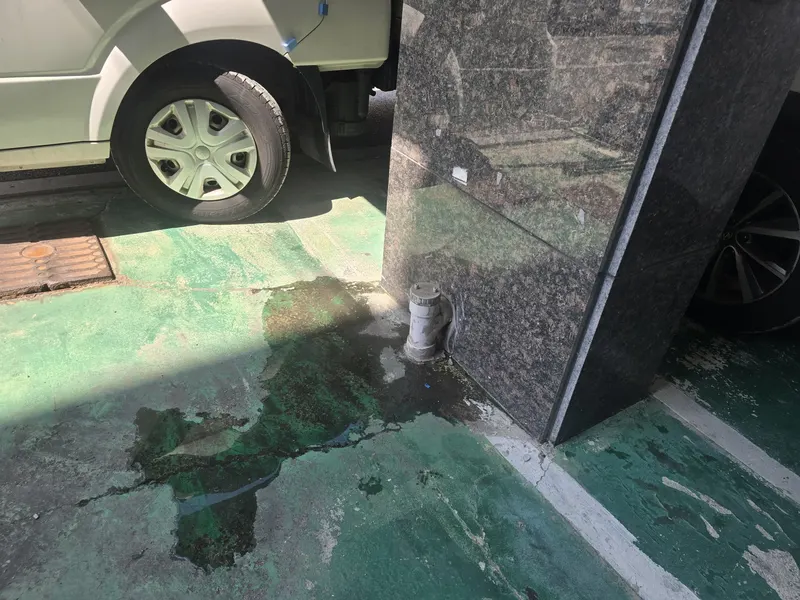 대구화장실배수구막힘 작업 진행 사진